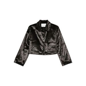 Malina Brown Jackets - Cropped Jackets Women